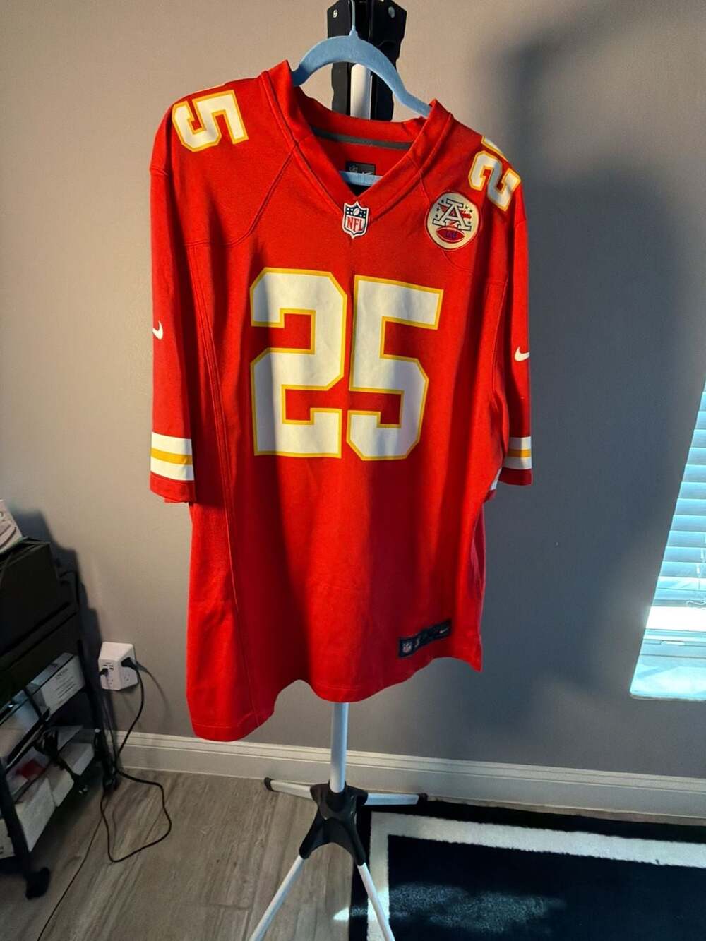 Nike NFL Kansas City Chiefs Jamaal Charles 25 Red Jersey Size XL